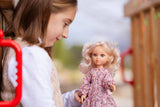 Shine on me Distribution - Las Amigas doll - Clara with floral dress - Paola Reina