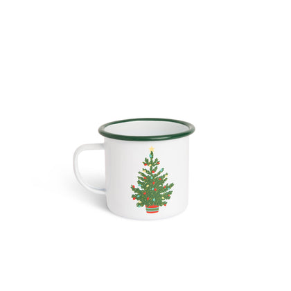 Crow Canyon Home - Helmsie x CCH Christmas Tree Enamelware 16 oz Large Mug