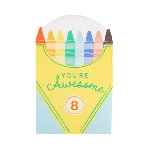 My Mind’s Eye - BTS1238 - Crayon Box Shaped Dinner Napkin