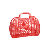 Retro Basket Jelly Bag - Small: Berry Pink