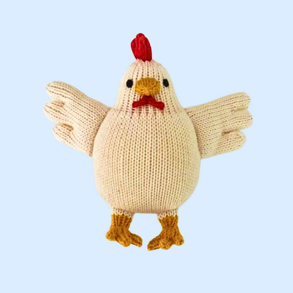 Estella - Hank the Organic Chicken Rattle