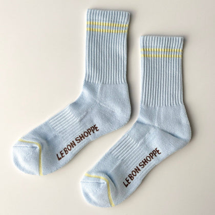 Le Bon Shoppe - Boyfriend Socks (wholesale): Pastel Sky