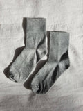 Le Bon Shoppe - Sneaker Socks: Polka Dot - Charcoal/Black