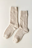 Le Bon Shoppe - Modal Eyelet Socks (wholesale): Poppy Red