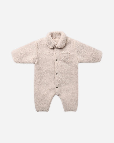 Quincy Mae Shearling Jumpsuit ~ Rose Water