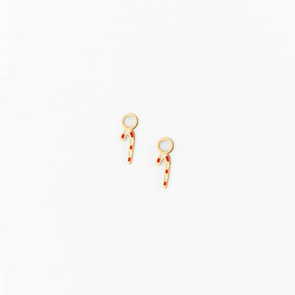 Pip Pop Post - Candy Cane Charm: Pair