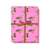 Red Cap Cards - Quacky Birthday birthday wrapping paper: Rolls of 3 sheets