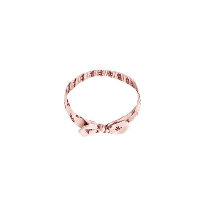 Rylee + Cru Baby Bow Headband ~ Blush Fleur