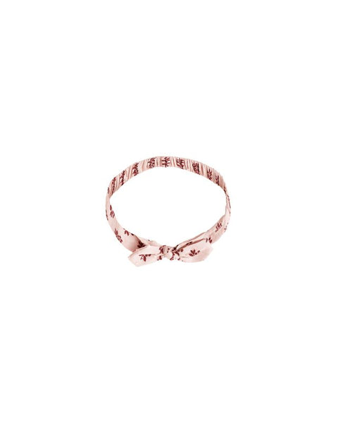 Rylee + Cru Baby Bow Headband ~ Blush Fleur