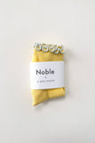 Le Bon Shoppe - The Petite Ruffled Modal Socks (wholesale): BABY BLUE / BUTTER