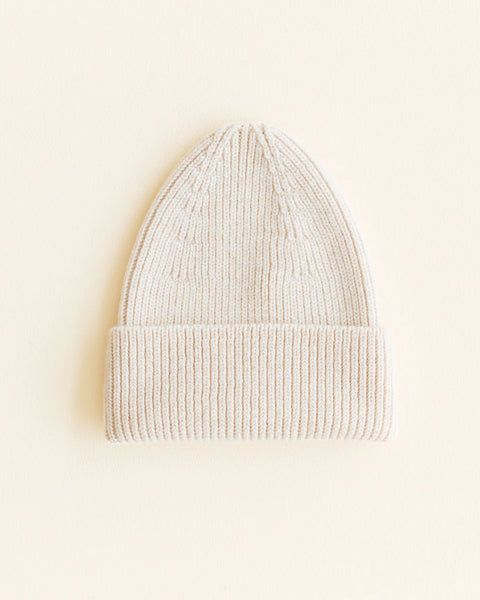 Hvid Beanie Fonzie in Cream
