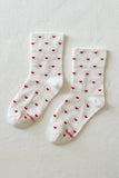 Le Bon Shoppe - Sneaker Socks: Polka Dot - Charcoal/Black