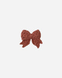 Quincy Mae Crochet Bow ~ Cranberry