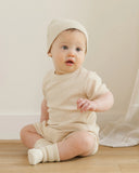 Quincy Mae Baby Beanie ~ Heathered Natural