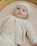 Quincy Mae Baby Beanie ~ Heathered Natural