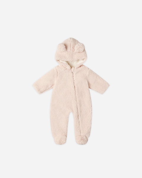 Quincy Mae Bear Jumpsuit ~ Antique