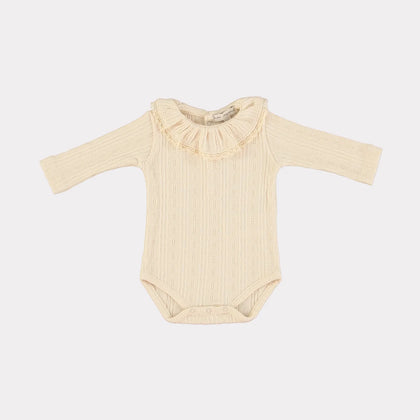 Bebe Organic Bebe Collar Onesie ~ Natural