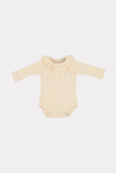 Bebe Organic Bebe Collar Onesie ~ Natural