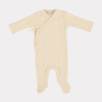 Bebe Organic Bebe Wrap Overall ~ Natural