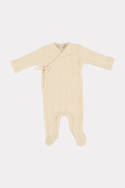 Bebe Organic Bebe Wrap Overall ~ Natural