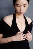 Chan Luu Bellflower Drop Earrings Gold