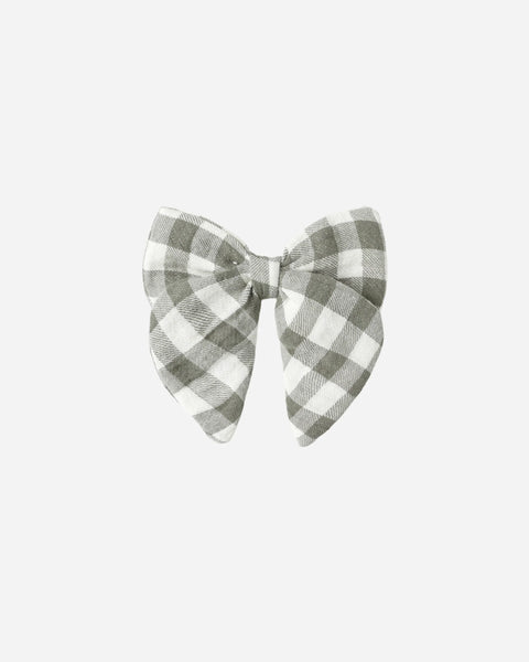 Quincy Mae Bow ~ Forest Stripe
