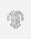 Quincy Mae Olivia Rashguard One-Piece ~ Blue Floral