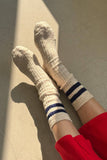 Le Bon Shoppe - Cottage Varsity Socks : Ht.grey Varsity