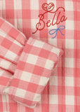 Konges Rosie H-W Bella Jacket ~ Peach Blossom Check