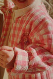 Konges Rosie H-W Bella Jacket ~ Peach Blossom Check