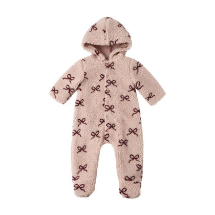 Rylee + Cru Fleece Jumpsuit ~ Bows