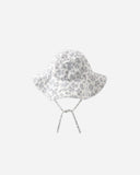 Quincy Mae Sun Hat ~ Blue Floral
