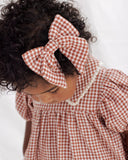 Quincy Mae Bow ~ Red Gingham