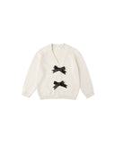 Rylee + Cru Bow Cardigan ~ Natural