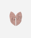 Quincy Mae Bow ~ Red Gingham