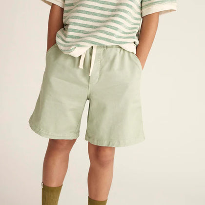 Cozmo Light Twill Bermuda Shorts ~ Frosty Green