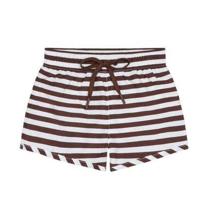 Minnow Boys Cocoa Stripe Boardie