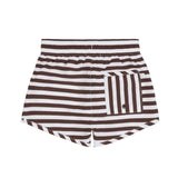 Minnow Boys Cocoa Stripe Boardie