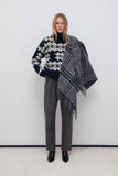 New Society Brisa Poncho Woman~ Infinite Navy