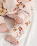 Quincy Mae Relaxed Sweatpant Love Bug ~ Petal