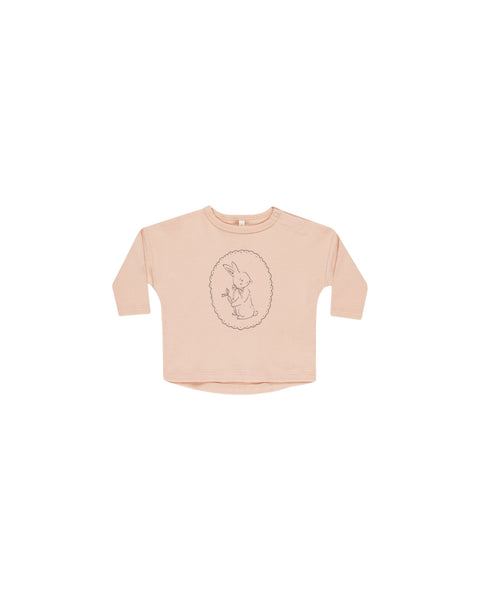 Quincy Mae LS Bunny Tee ~ Melon