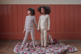 Little Cottons Pointelle Pajamas ~ Buttermilk
