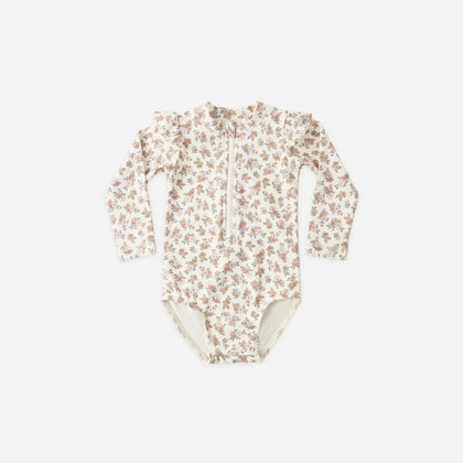 Quincy Mae Byron Rashguard One-Piece ~ Wildflower
