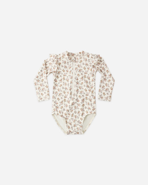 Quincy Mae Byron Rashguard One-Piece ~ Wildflower