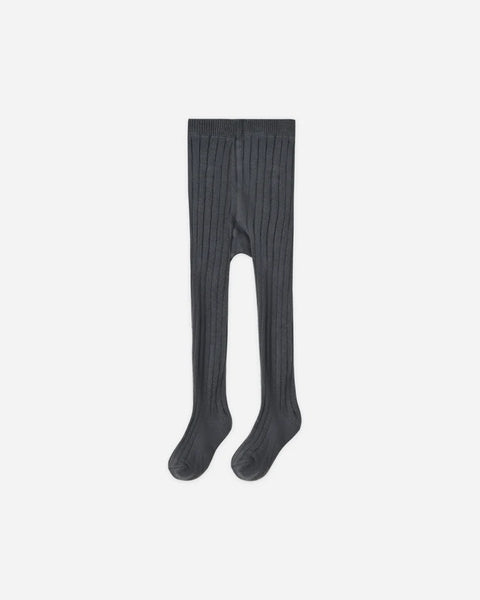 Rylee & Cru Ribbed Tights ~ Midnight