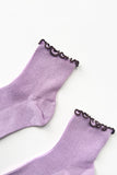 Le Bon Shoppe - The Petite Ruffled Modal Socks (wholesale): BABY BLUE / BUTTER