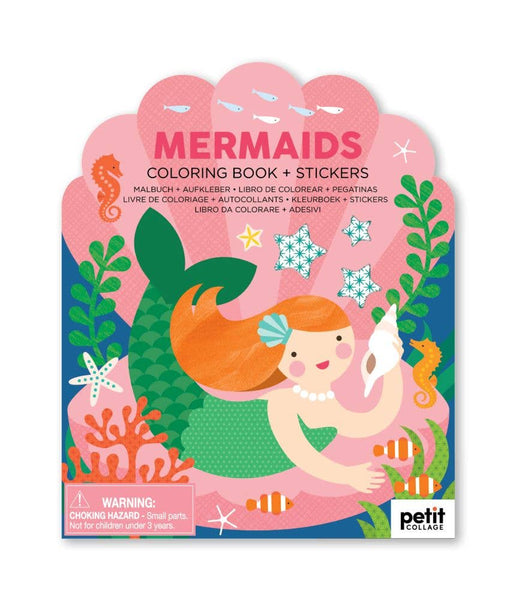 Chronicle Books - Coloring Book With Stickers: Mermaids