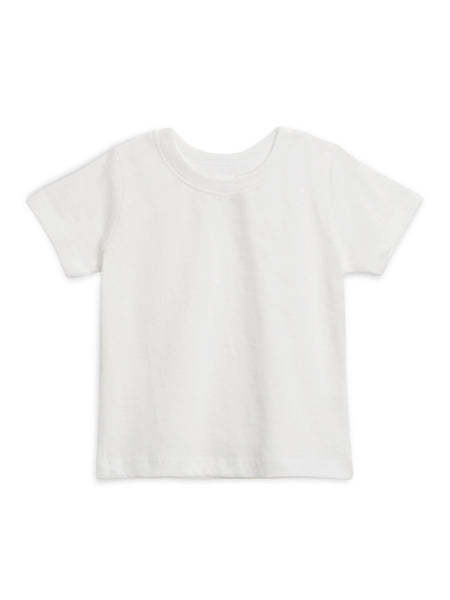 Colored Organics - Organic Baby and Kids Classic Crew Neck Tee - White