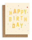 Adelfi - Rainbow Stars Birthday Card: Single