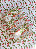 re:mused studio - Cambrifornia Gift Wrap Sheet-Double Sided: Roll of 3 Sheets